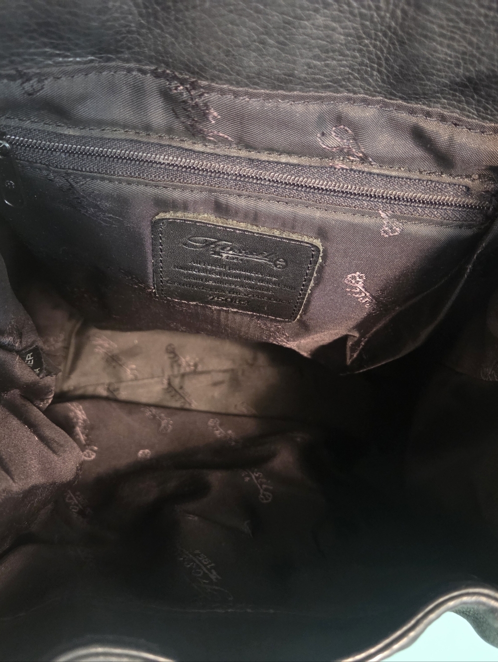 Fossil Backpack Purse: Vintage - Picture 5 of 7